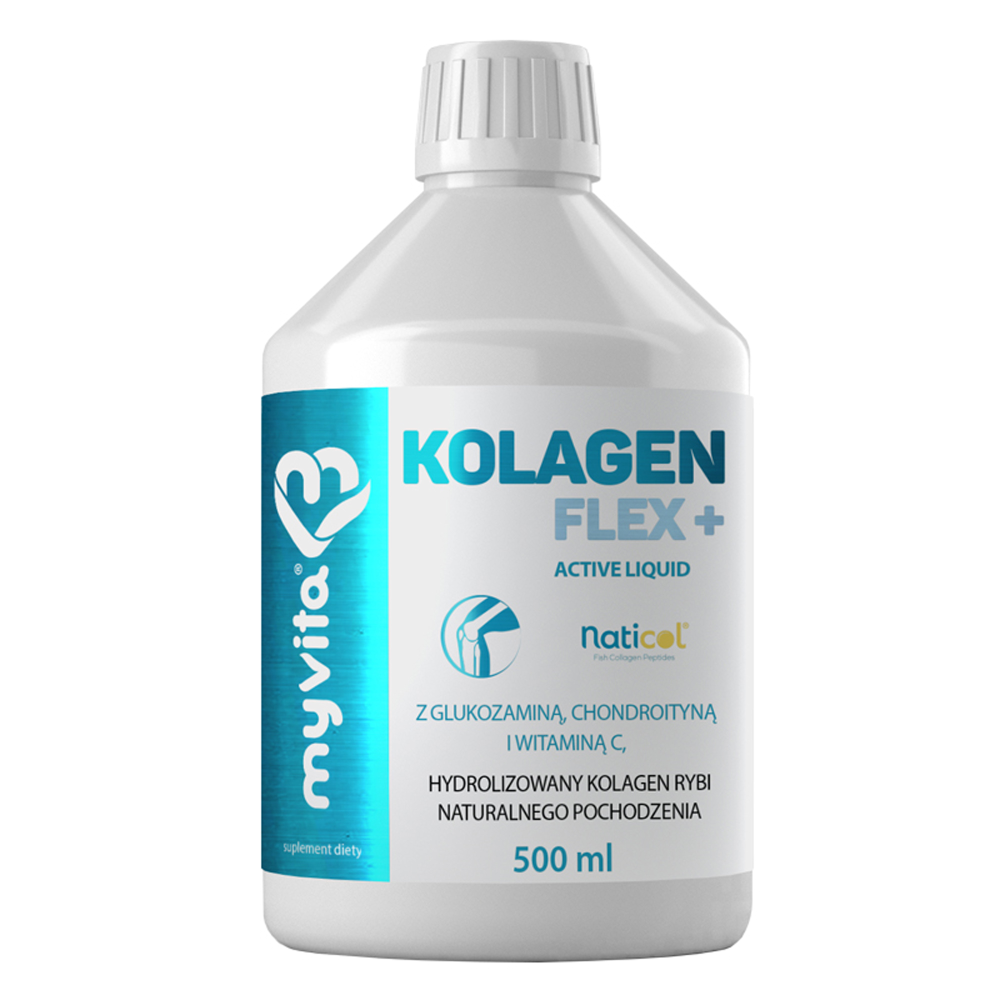 MyVita kolagen flex+ active liquid płyn 500 ml zdjęcie