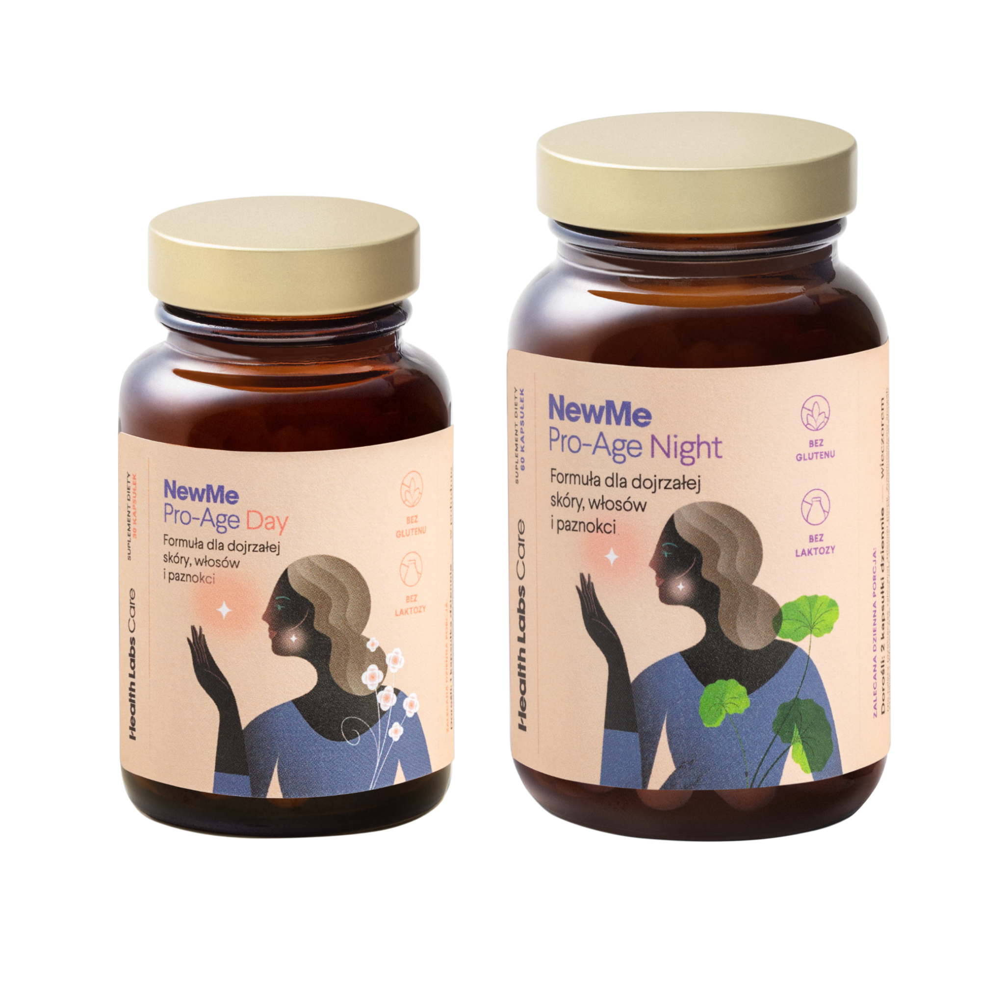 Health Labs Care, NewMe Pro-Age day, night, 90 kapsułek zdjęcie