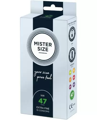 Mister Size prezerwatywy 47 mm 10 sztuk zdjęcie