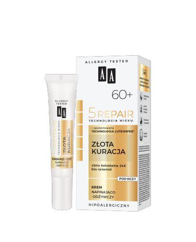 AA TECHNOLOGIA WIEKU 5REPAIR 60+ Krem pod oczy napinająco-odżywczy, 15 ml zdjęcie