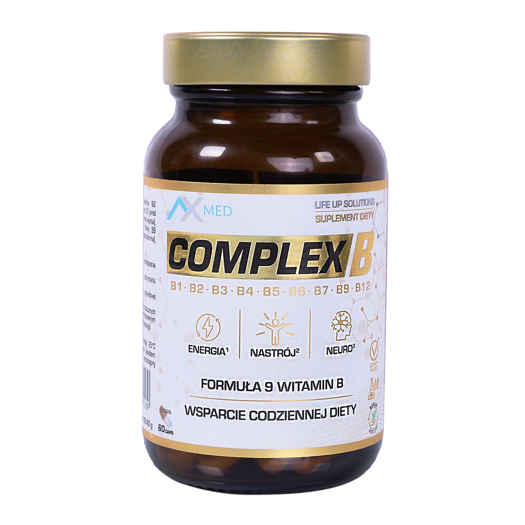 Ax Med Complex B, kapsułki, 60 sztuk zdjęcie