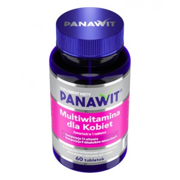 PANAWIT Multiwitamina dla kobiet, 60 tabletek