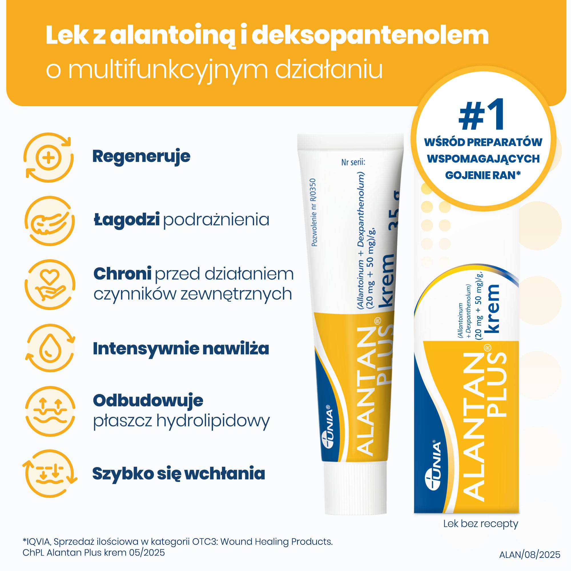 Alantan Plus (20 mg + 50 mg)/g, krem, 35 g