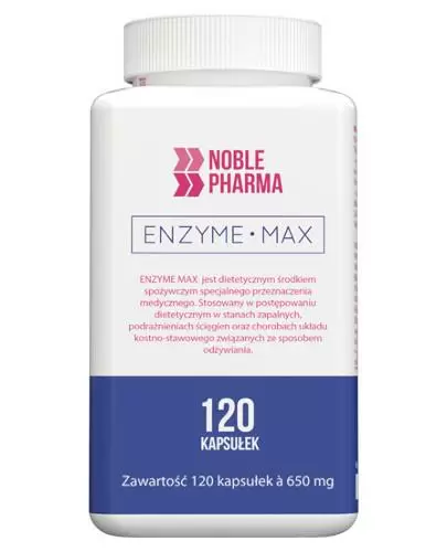 Noble Pharma Enzyme Max 120 kapsułek zdjęcie