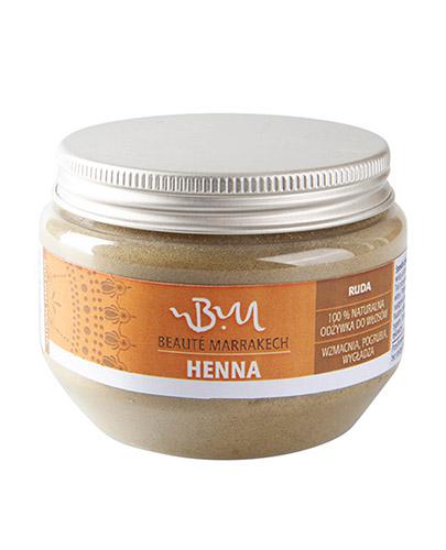 Beaute Marrakech Henna ruda w pudrze do włosów - 100 g - cena, opinie, właściwości zdjęcie