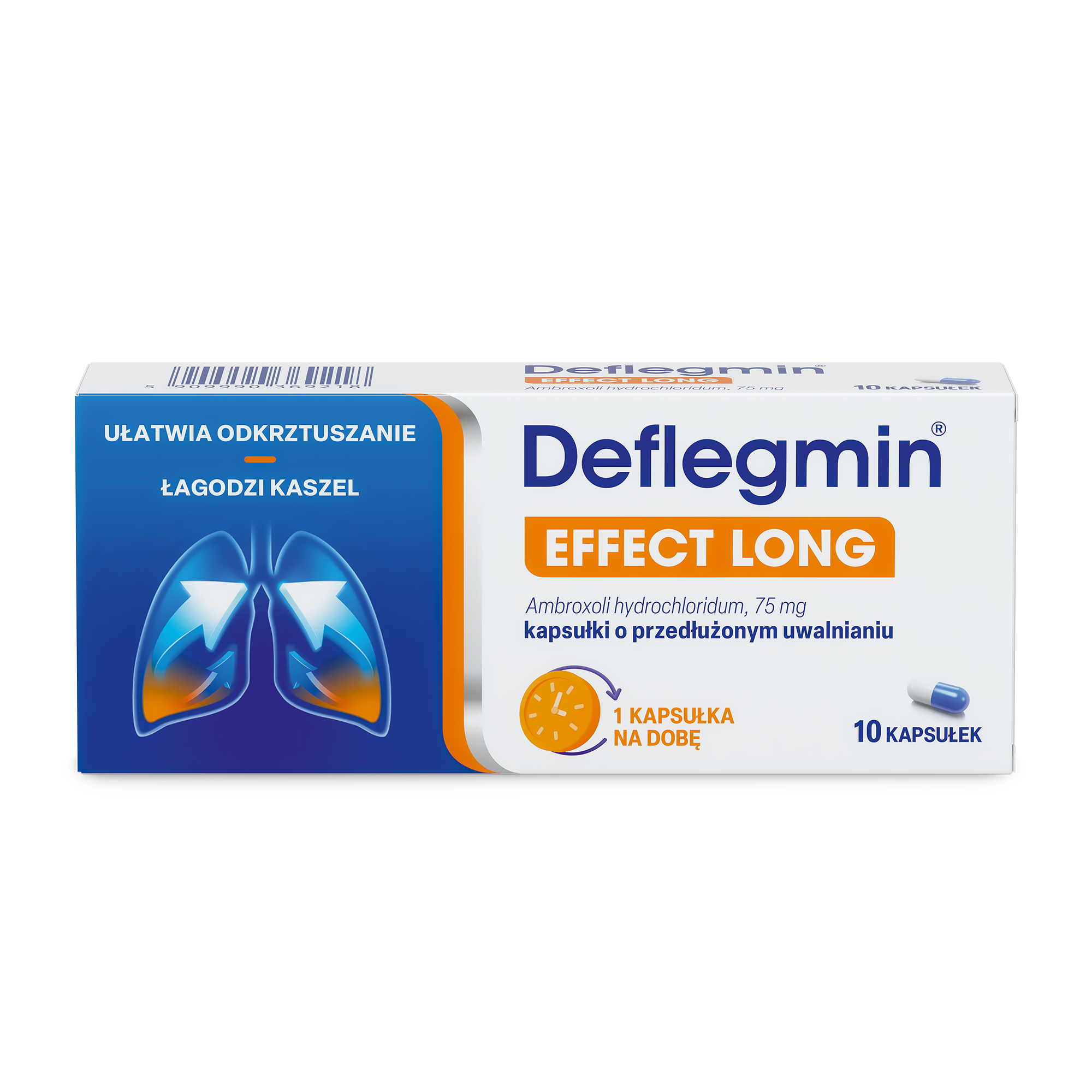 Deflegmin 75 mg 10 kapsułek zdjęcie