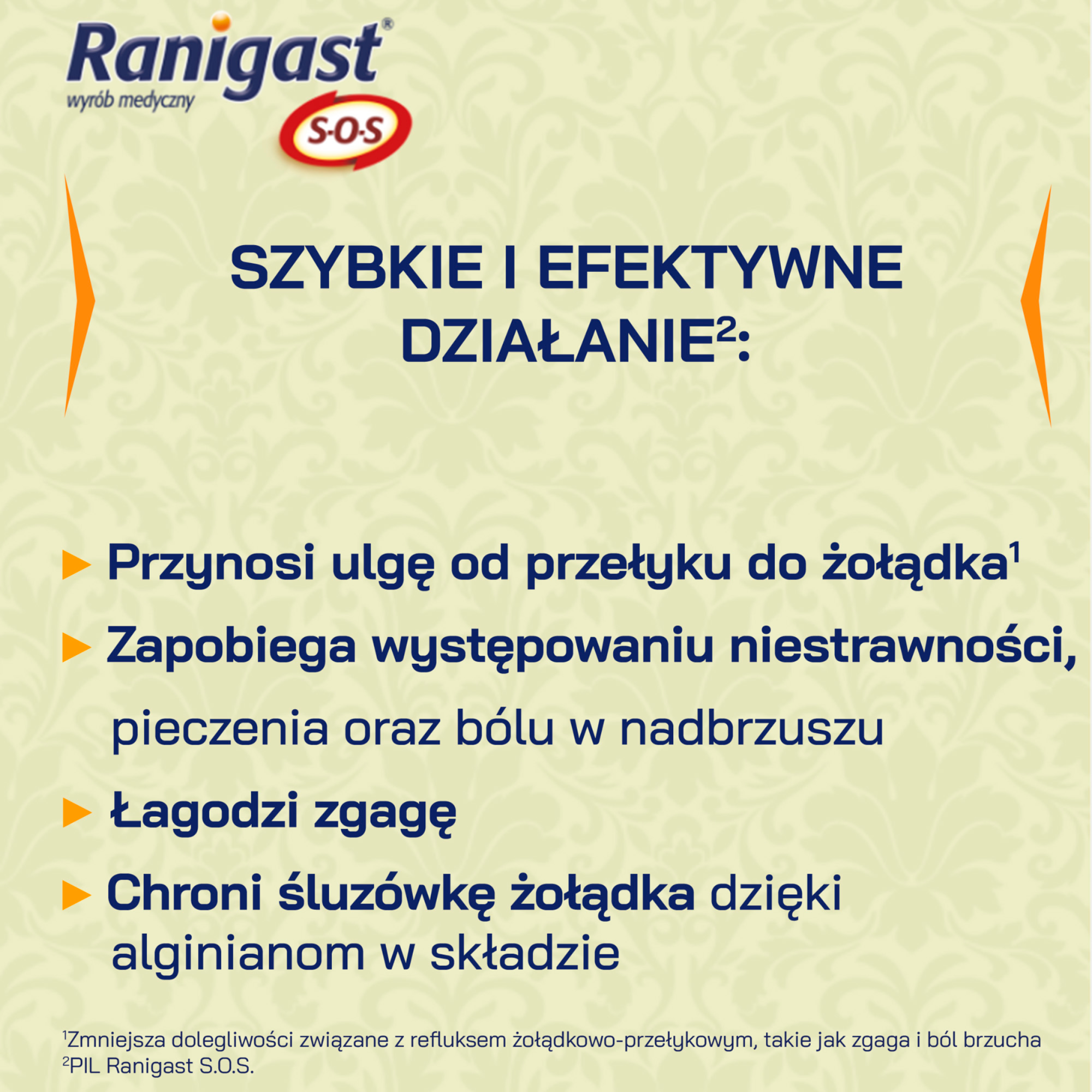 Ranigast S-O-S, 24 tabletki