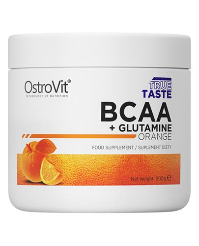 OstroVit True Taste BCAA + Glutamine Orange - 200 g - cena, wskazania, właściwości zdjęcie