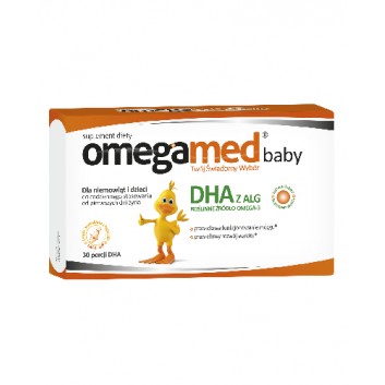 Omegamed Baby DHA z ALG dla niemowląt i dzieci 30 kapsułek