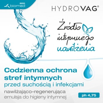 HYDROVAG Emulsja do higieny intymnej - 300 ml - cena, opinie stosowanie
