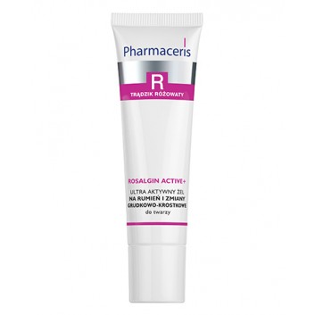 Pharmaceris R Rosalgin Active + Ultra Aktywny Żel na rumień i zmiany grudkowo - krostkowe do twarzy, 30 ml