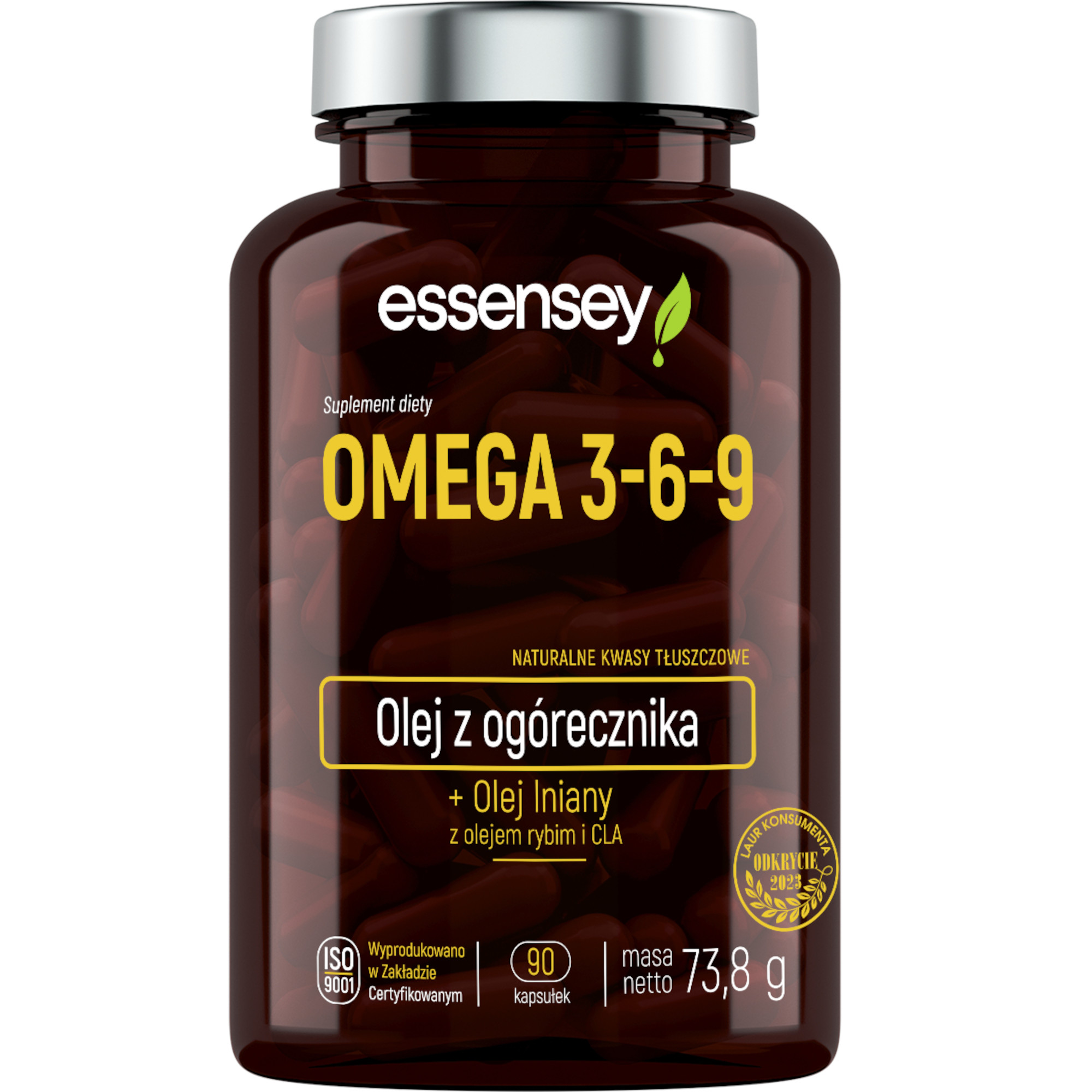 Essensey Omega 3-6-9, kapsułki, 90 sztuk zdjęcie