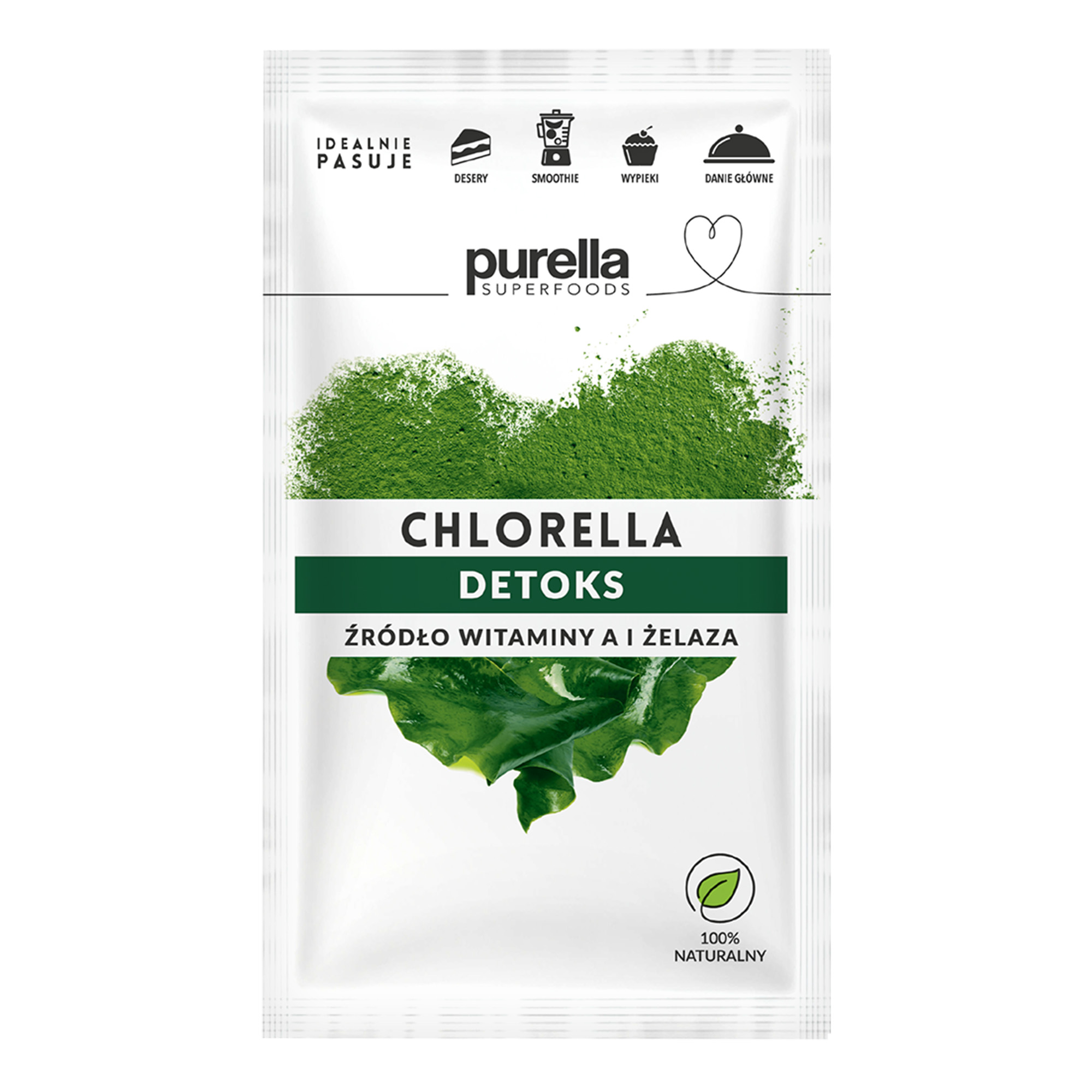 Purella Superfoods Chlorella, 21 g zdjęcie