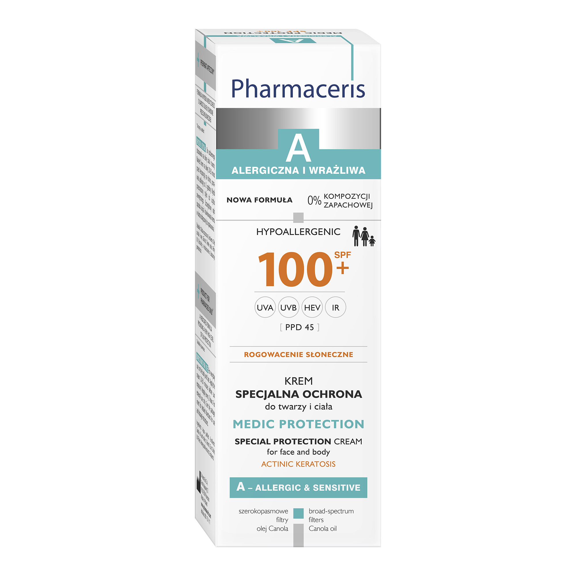 Pharmaceris A Medic Protection, krem specjalna ochrona, do twarzy i ciała, SPF 100+, 75 ml zdjęcie