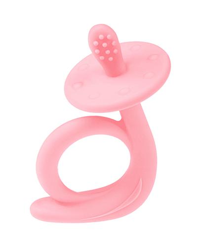 Akuku Gryzak silikonowy Ślimak Pink - 1 szt. - cena, wskazania, właściwości zdjęcie