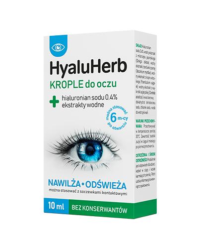 HyaluHerb Krople do oczu, 10 ml zdjęcie