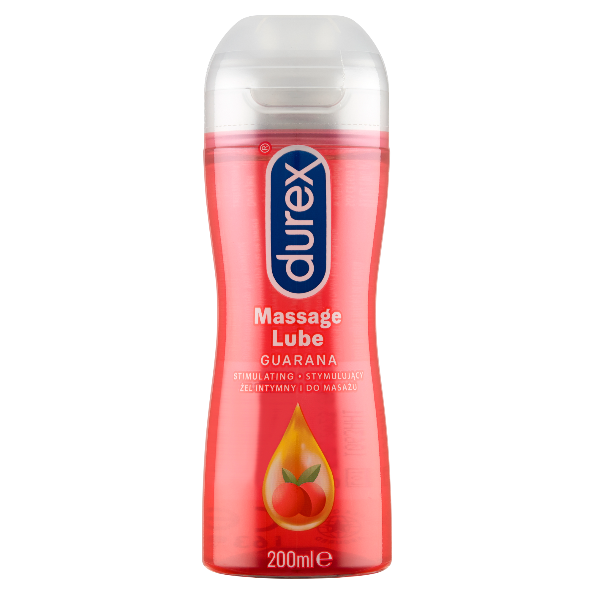 DUREX PLAY MASSAGE 2w1 Stymulujący nawilżający żel intymny do masażu z pobudzającą Guaraną, 200 ml zdjęcie