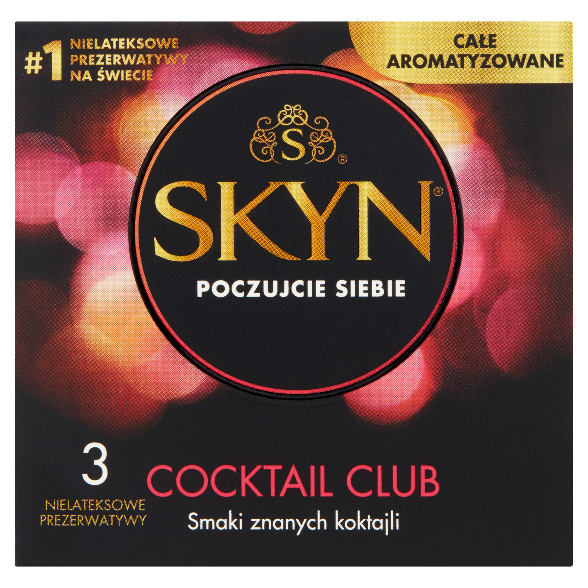 Unimil Skyn Cocktail Club prezerwatywy 3 sztuki zdjęcie