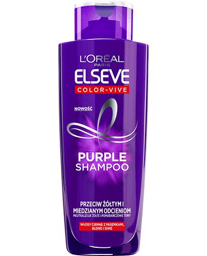 L'Oreal Elseve Color Vive Purple Szampon przeciw żółtym i miedzianym odcieniom - 200 ml  zdjęcie