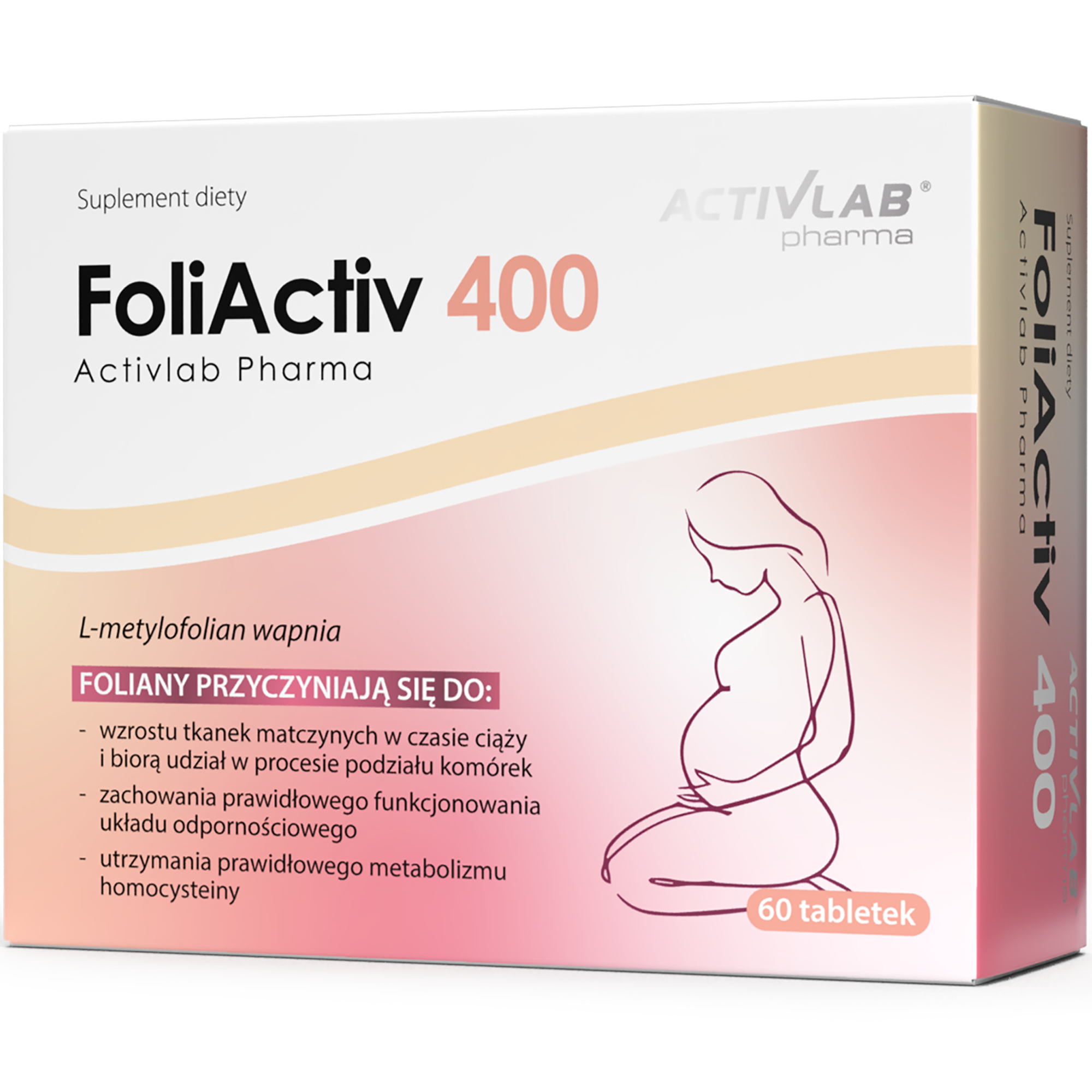 ActivLab Pharma, FoliActiv 400, tabletki, 60 sztuk zdjęcie