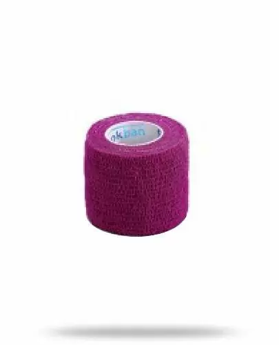 Stokban bandaż elastyczny samoprzylepny fioletowy 7.5cm x 4,5m 1 sztuka zdjęcie