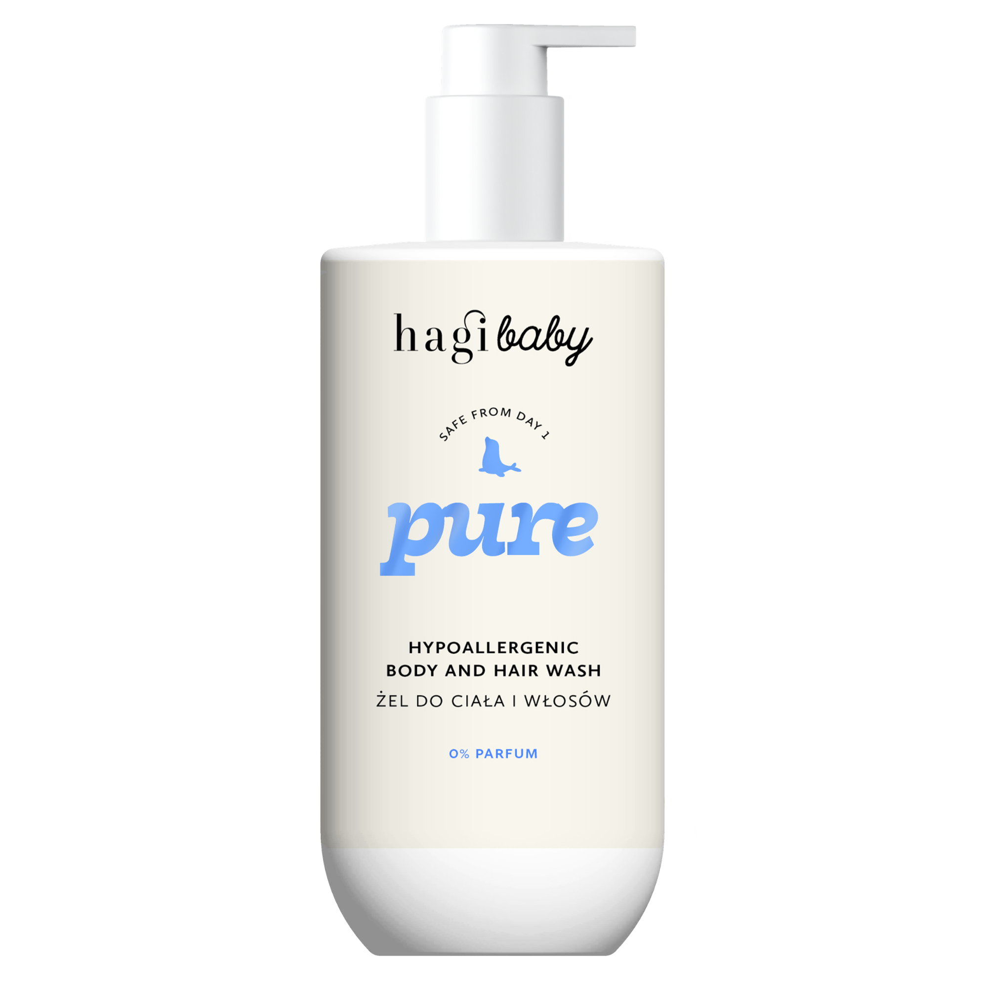 Hagi Baby Pure, hipoalergiczny żel do mycia ciała i włosów, 300 ml