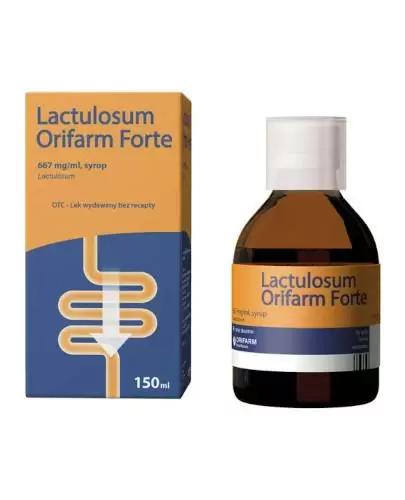 Lactulosum Orifarm Forte 667mg/ml syrop, 150 ml zdjęcie