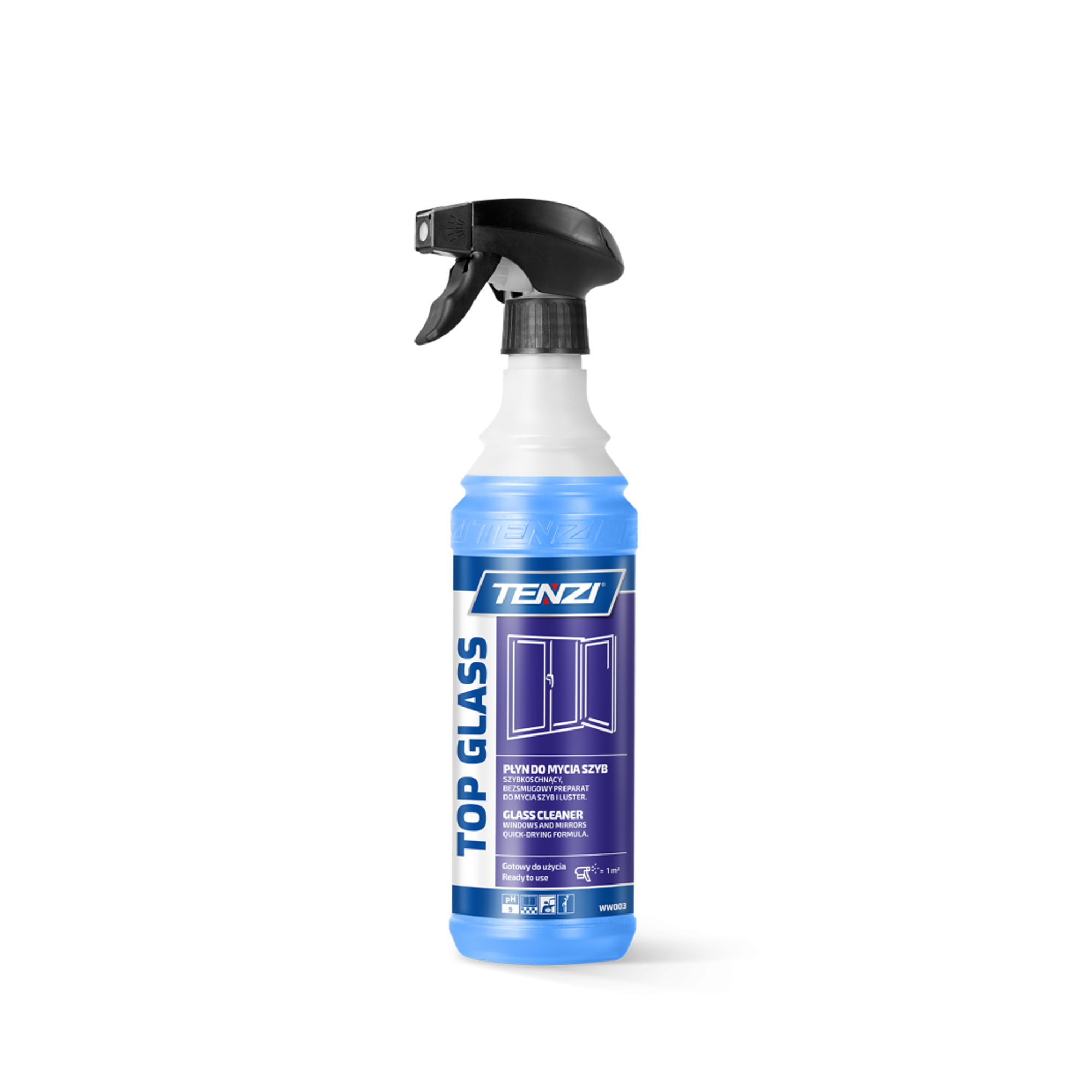 Tenzi Top Glass Płyn do mycia szyb i luster, 600 ml zdjęcie