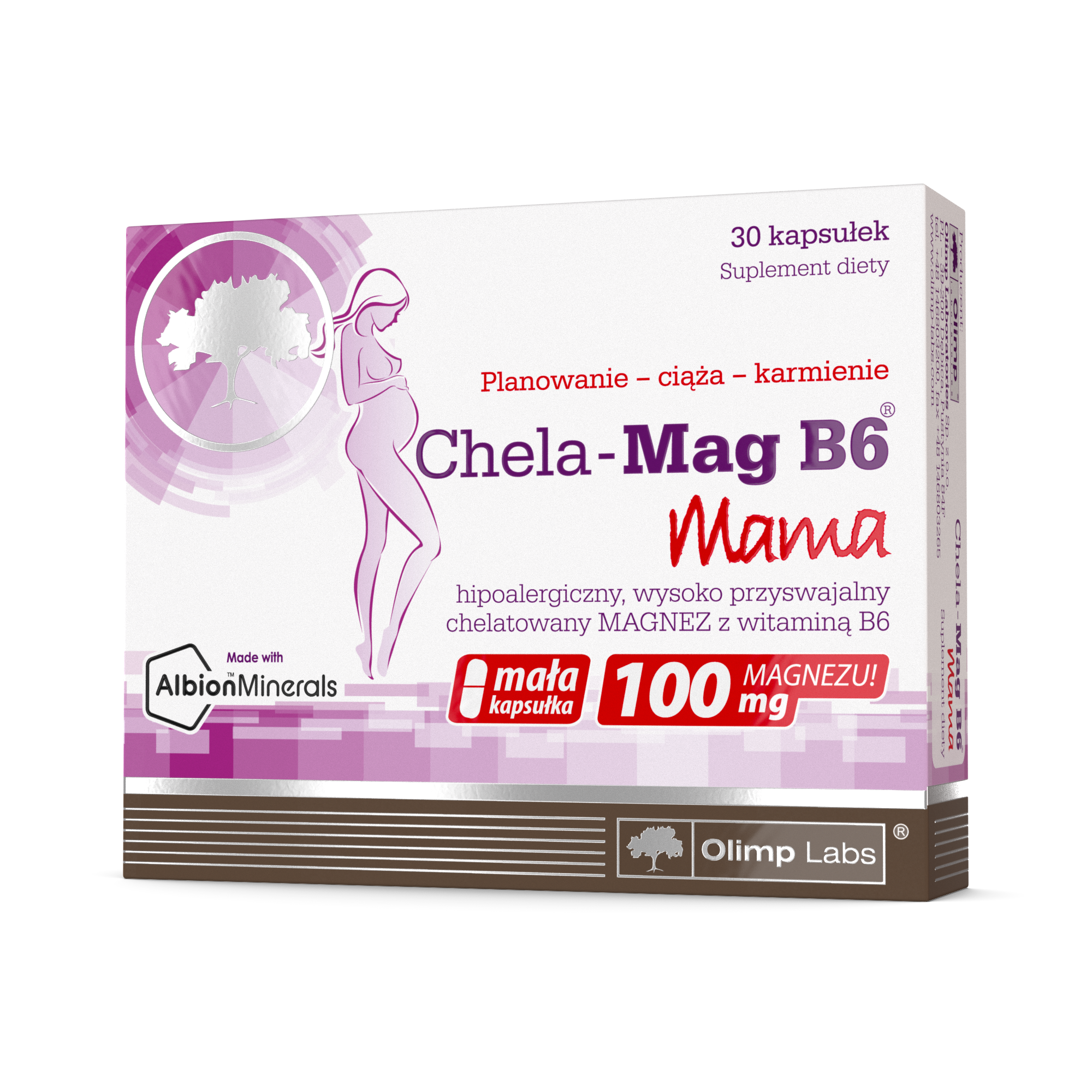 OLIMP, CHELA MAG B6 Mama, 30 kapsułek zdjęcie