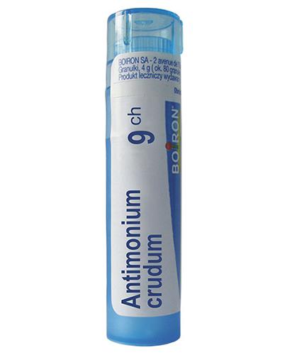 Boiron Antimonium crudum 9 CH Granulki, 4 g, cena, opinie, stosowanie zdjęcie