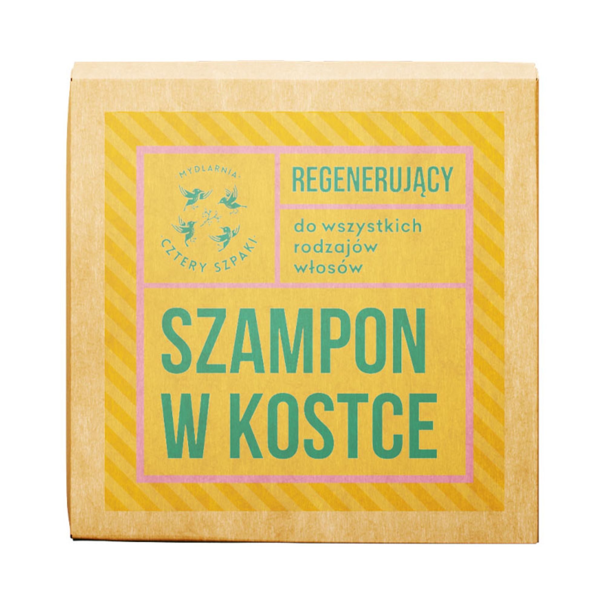 Mydlarnia Cztery Szpaki Regenerujący szampon w kostce Eukaliptus Cytrynowy, 75 g zdjęcie