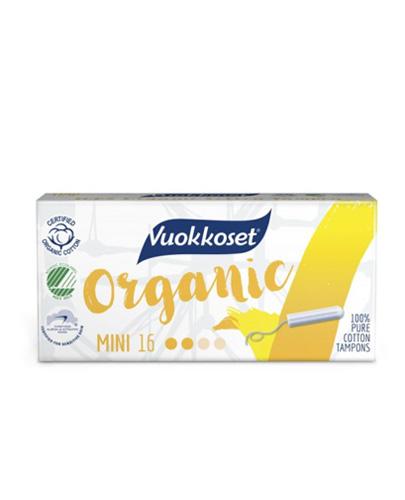 VUOKKOSET ORGANIC Tampony MINI - 16 szt. zdjęcie