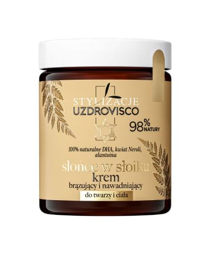Uzdrovisco Stylizacje krem brązujący i nawadniający „Słońce w słoiku” do twarzy i ciała 170 ml zdjęcie