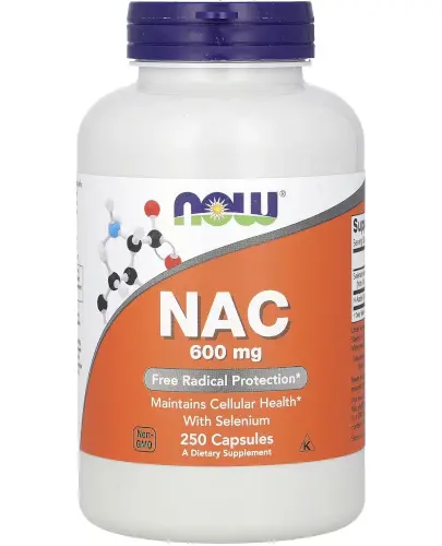 NOW Foods NAC 600 mg 250 kapsułek zdjęcie