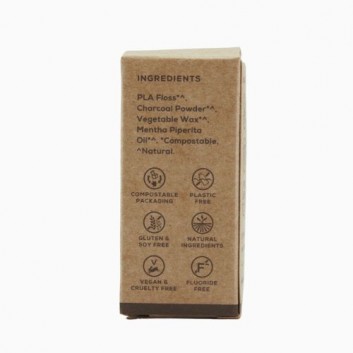 Georganics, Naturalna Nić Dentystyczna z Węglem Refill, 2 x 50 m