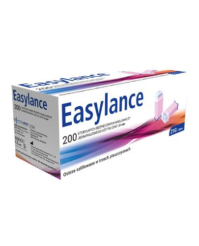 Easylance Nakłuwacz jednorazowego użytku 21G x 1,8mm, 200 szt., cena, opinie, właściwości zdjęcie
