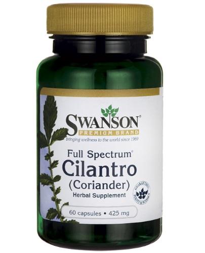 SWANSON Full Spectrum Cilantro, Kolendra siewna, 60 kaps., cena, dawkowanie, opinie  zdjęcie