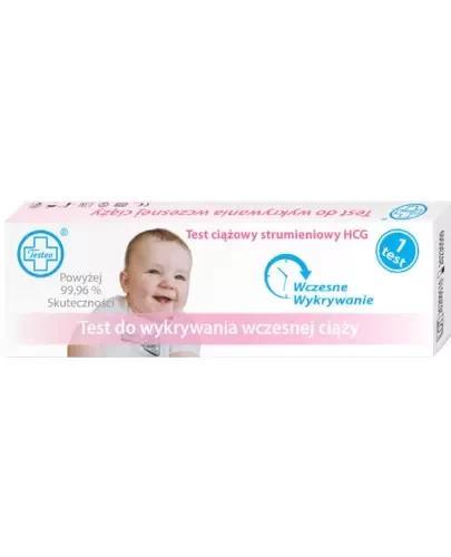 Testeo test do wykrywania wczesnej ciąży strumieniowy HCG 1 sztuka zdjęcie