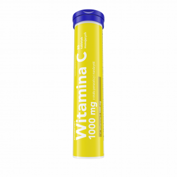Panawit Witamina C 1000 mg o smaku pomarańczy i mandarynki, 20 tabletek musujących