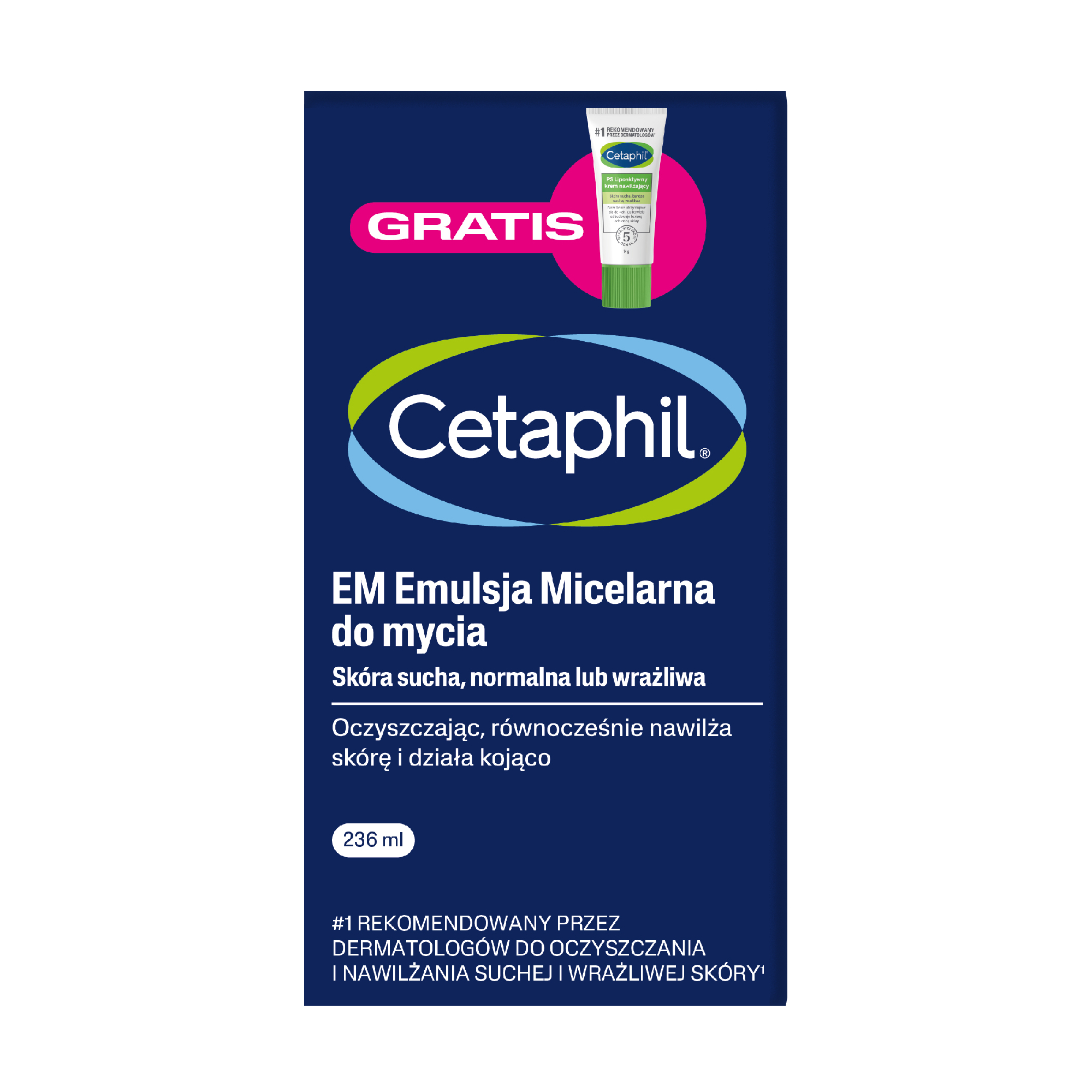 Cetaphil EM Emulsja Micelarna do mycia, 236 ml
