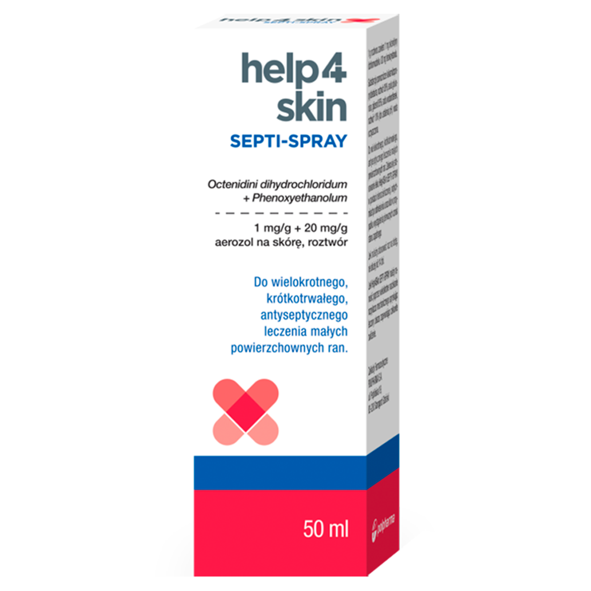 Help4Skin Septi-Spray 1mg/g + 20 mg/g aerozol na skórę 50 ml zdjęcie