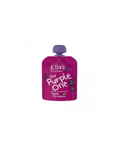 Ella's Kitchen BIO PURPLE ONE Puree owocowe z czarną porzeczką dla dzieci po 6. miesiącu życia, 90 g zdjęcie