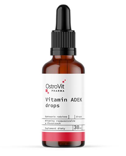 OstroVit Pharma Vitamin ADEK drops - 30 ml - cena, opinie, właściwości zdjęcie