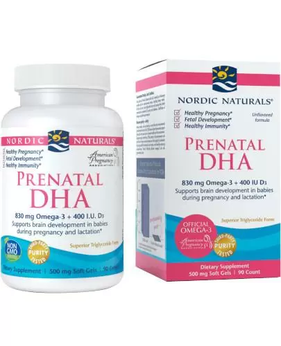 Nordic Naturals Prenatal DHA 90 kapsułek zdjęcie