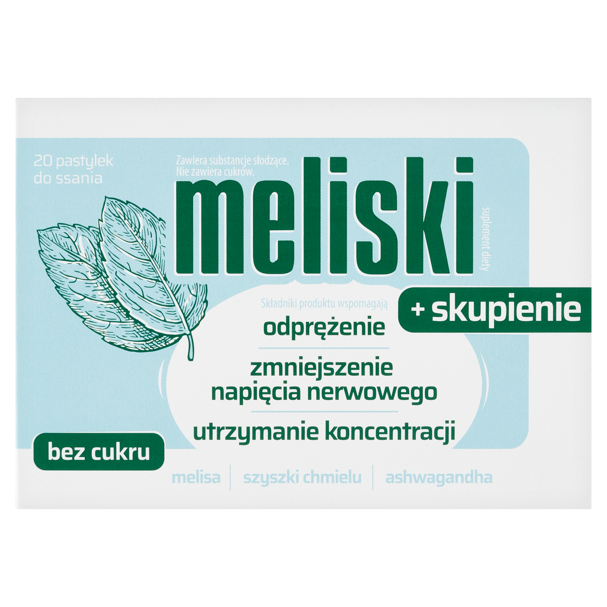 Meliski +Skupienie, 20 pastylek zdjęcie
