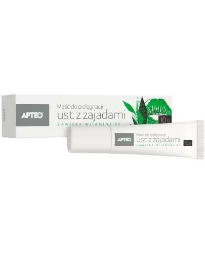 Apteo maść do pielęgnacji ust z zajadami 10 g zdjęcie