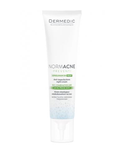 DERMEDIC NORMACNE PREVENTI Krem niwelujący niedoskonałości na noc - 40 ml  zdjęcie
