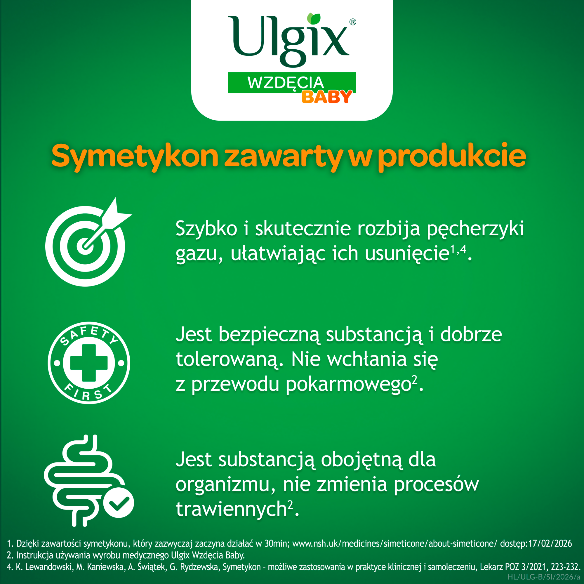 Ulgix Wzdęcia Baby, 40 g