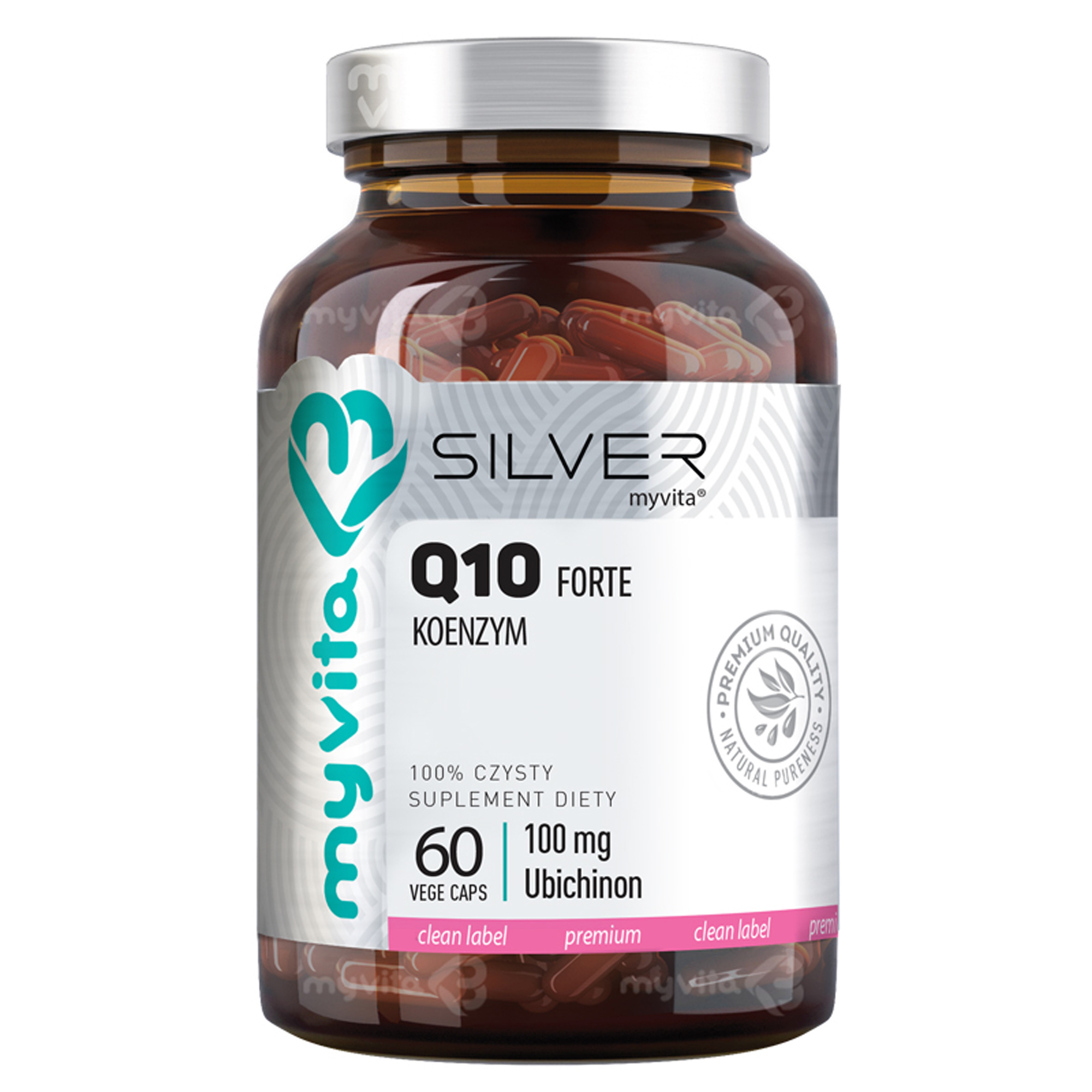 MyVita Silver koenzym Q10 forte 60 vege kapsułek zdjęcie