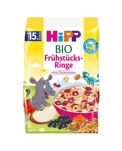 HiPP BIO od pokoleń, Chrupiące kółka wielozbożowe, od 15. m-ca, 135 g zdjęcie